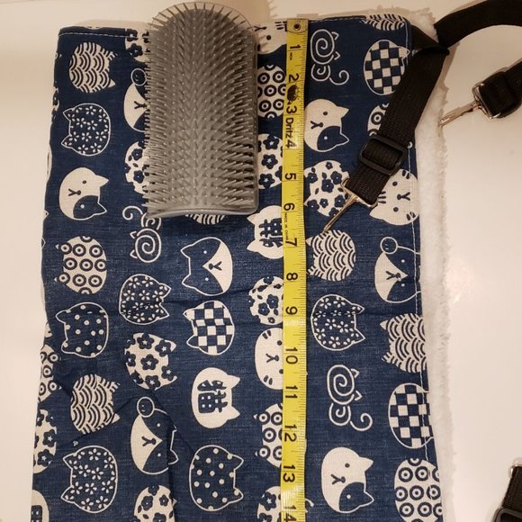 Cat Hammock Bed Lounger And Cat Corner Self Grooming Brush Comb Groomer - Picture 3 of 16